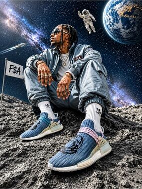 adidas x BBC x Pharrell Williams Hu NMD “Astronaut Blue” | Archive • c. 2021